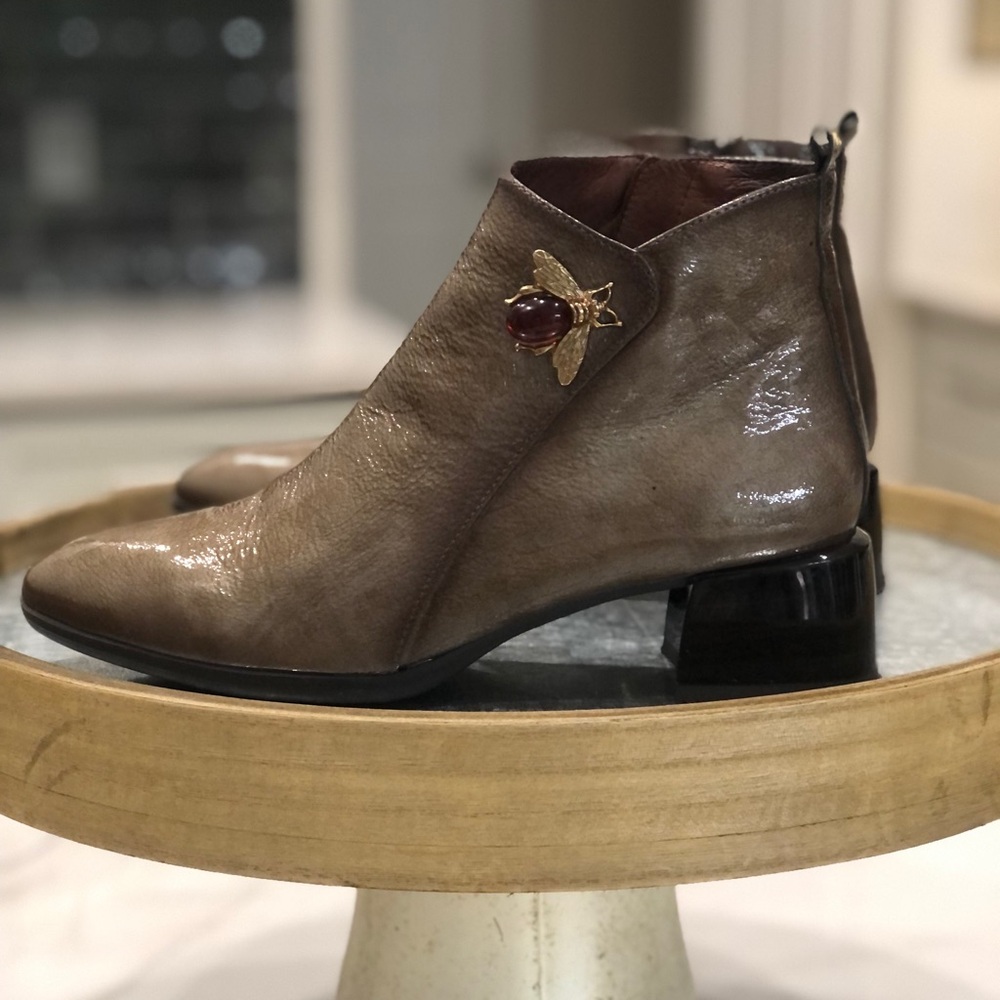 Women’s Short Boots Same Day Shipping Made in Spain Leather Hispanitas